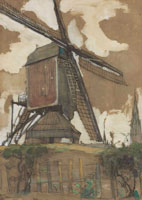 Piet Mondriaan Post Mill at Veghel