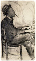 Piet Mondriaan J. Siedenburg at the Piano