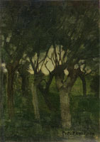 Piet Mondriaan Willow Grove with Flattened Images