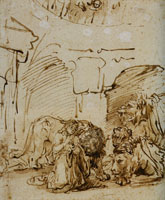 Rembrandt Daniel in the Lion's Den