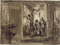 Rembrandt Interior with a Slaughtered Ox