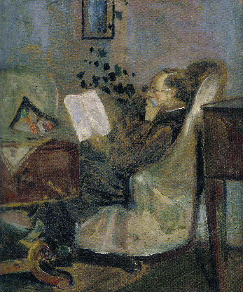Edvard Munch - Christian Munch on the Couch