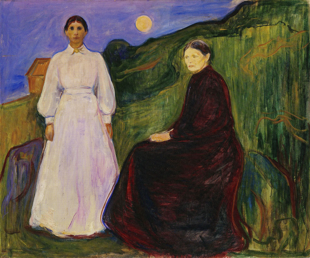 Edvard Munch - Mother and Daughter