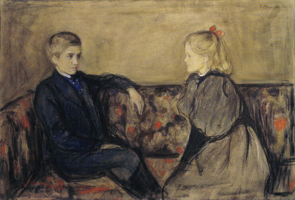 Edvard Munch - Oscar and Ingeborg Heiberg