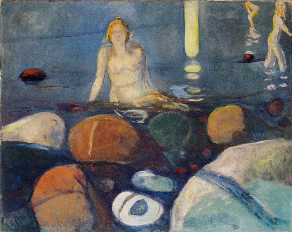 Edvard Munch - Summer Night, Mermaid