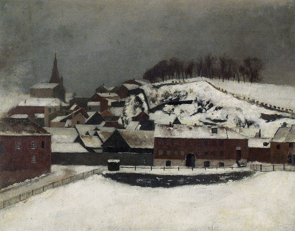 Edvard Munch - View from Fossveien 7 Towards Bergfjerdingen