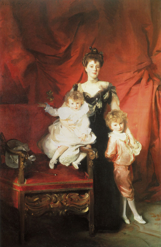 John Singer Sargent - Mrs Cazalet and Children