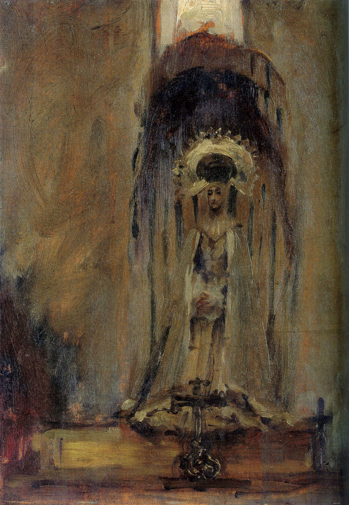 John Singer Sargent - Sketch of a Spanish Madonna