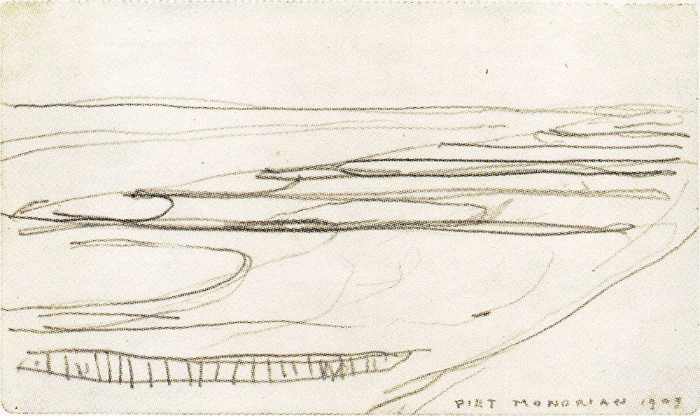 Piet Mondrian - Piers and Sea