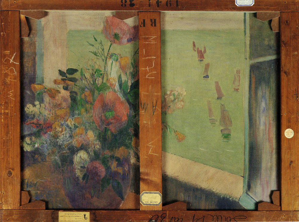 Paul Gauguin - Bouquet of Flowers Against the Sea