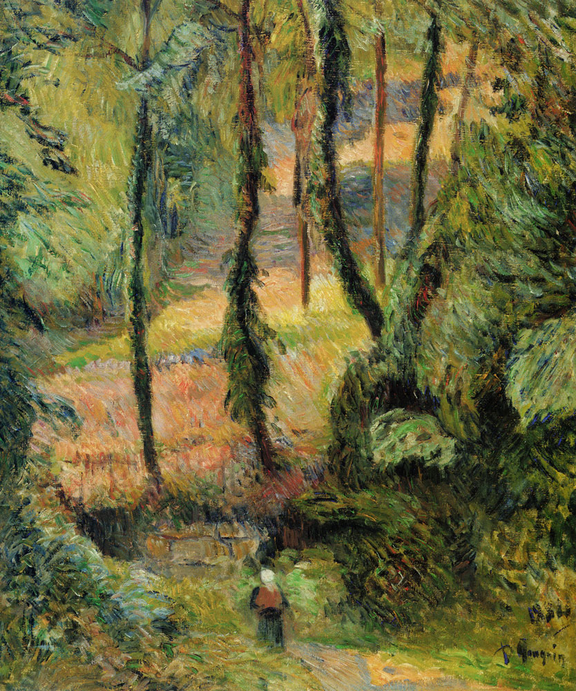 Paul Gauguin - Sunken Path, Wooded Rise