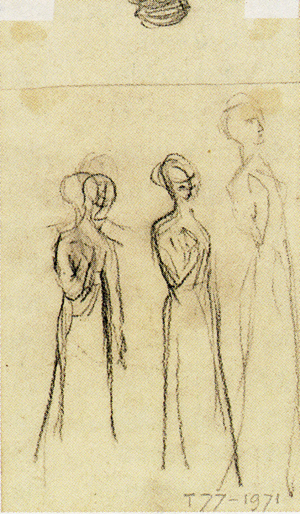 Piet Mondriaan - Three Standing Female Figures