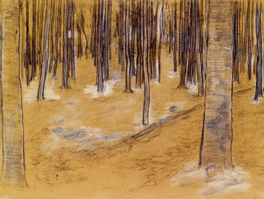 Piet Mondriaan - Wood with Beech Trees