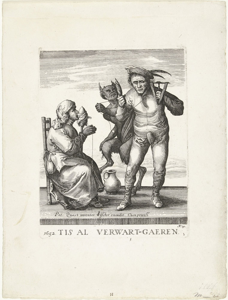 Pieter Quast - Beggars and Peasants: Title Page