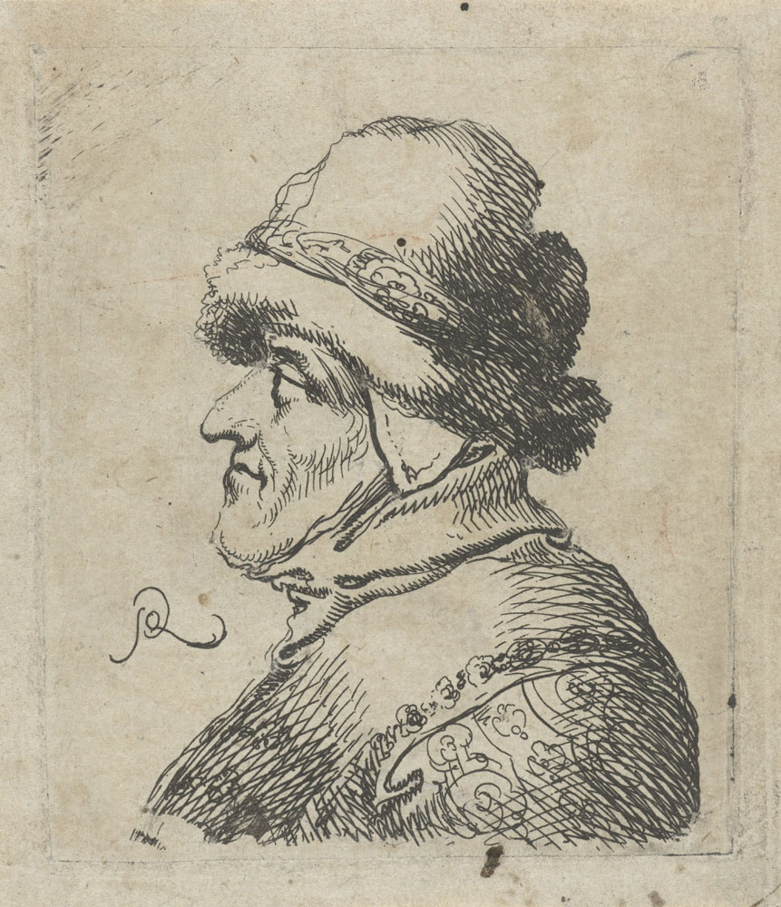 Pieter Quast - Head of a Man