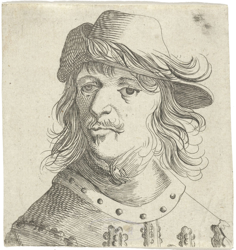 Pieter Quast - Head of a Man with a Gorget
