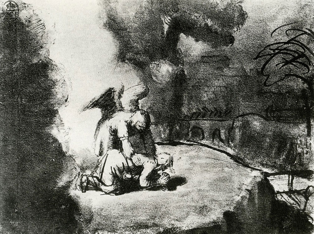 Rembrandt - Christ on the Mount of Olives