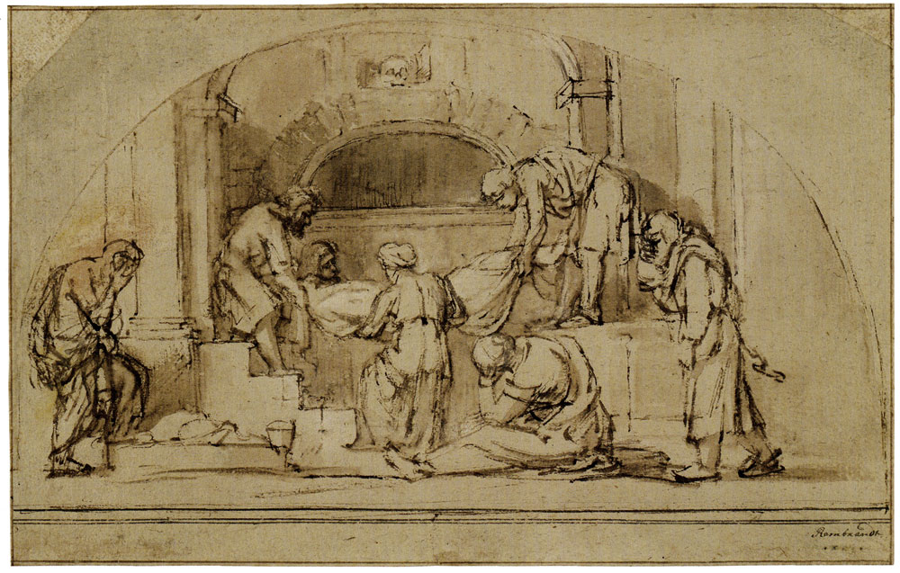 Rembrandt - The Entombment of Christ