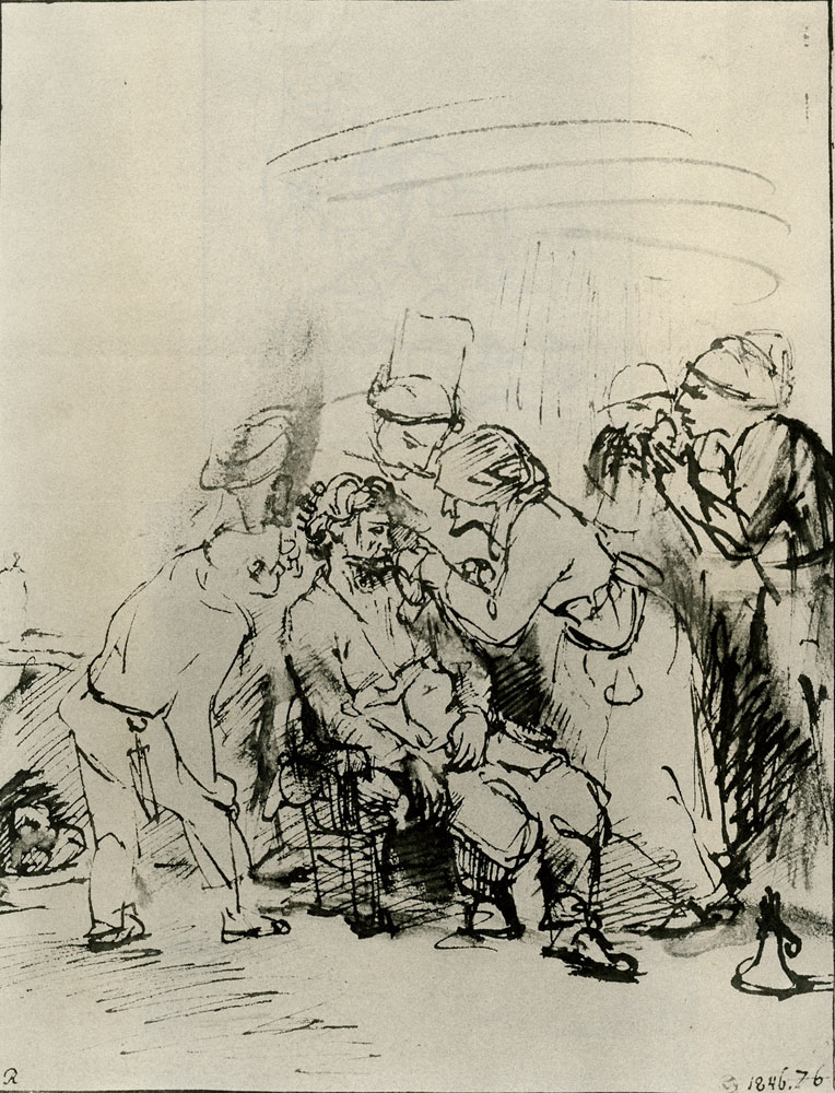 Rembrandt - The Operation of Stone-Cutting