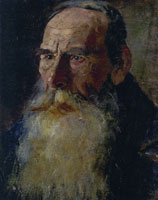 Edvard Munch - Man's Head with Beard
