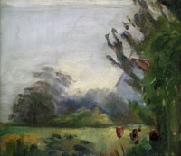 Edvard Munch Study of a Landscape