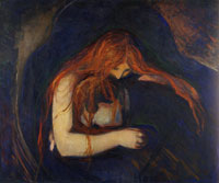 Edvard Munch Vampire