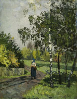Edvard Munch Woman on a Country Lane