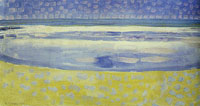 Piet Mondriaan Sea toward Sunset