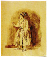 Rembrandt An Indian Standing