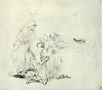 Rembrandt Isaac Blessing Jacob