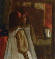 William Merritt Chase Alice in the Mirror