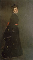 William Merritt Chase The Black Kimono
