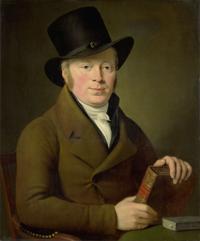 Adriaan de Lelie - Portrait of the Poet Barend Klijn Barendsz