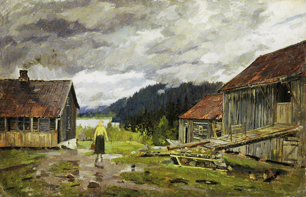 Edvard Munch - Hakloa in Maridalen
