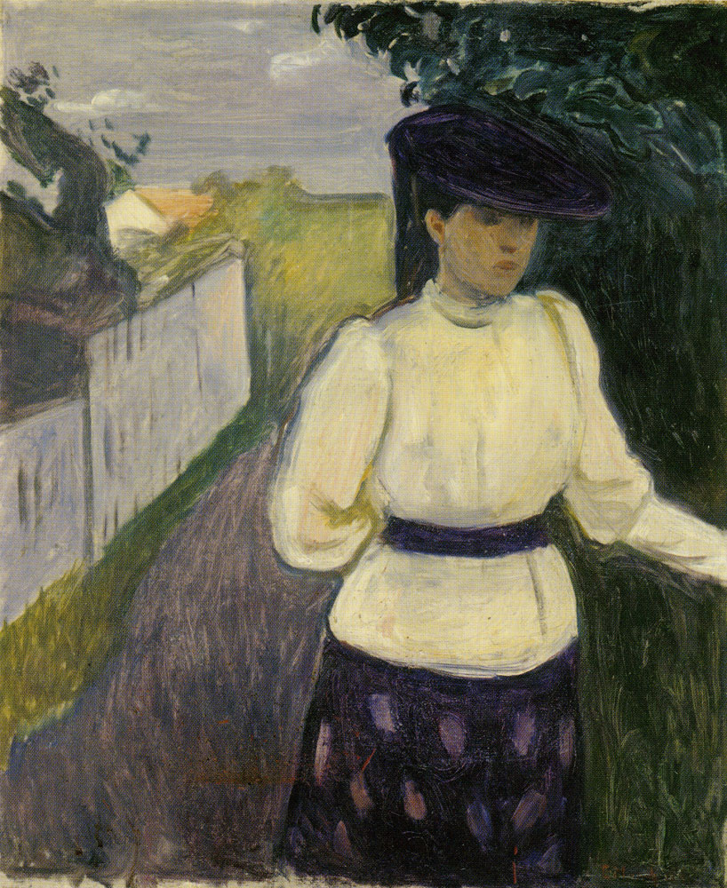 Edvard Munch - Inger in a White Blouse