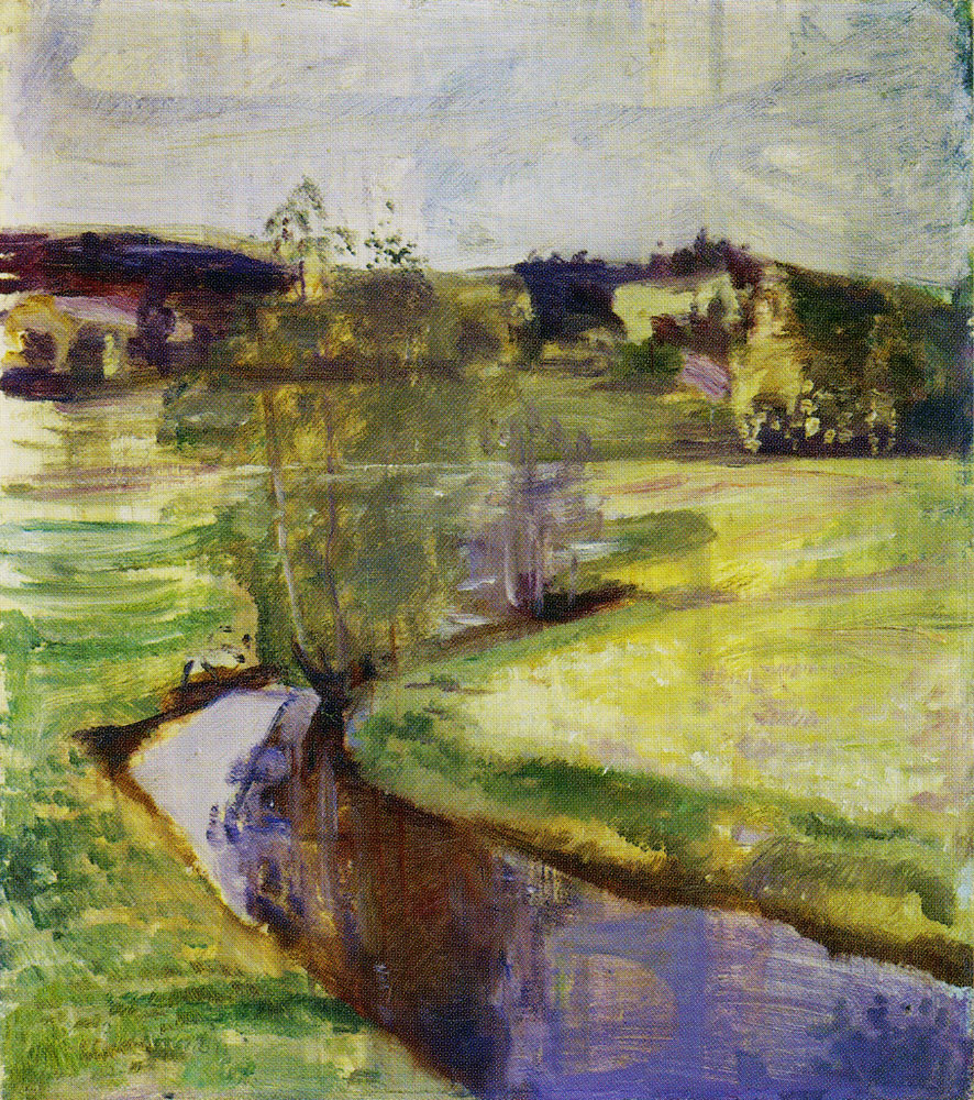 Edvard Munch - Norwegian Spring Landscape