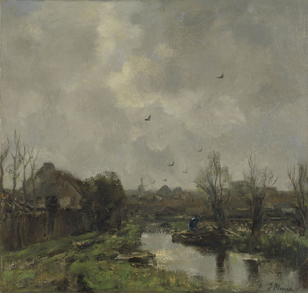 Jacob Maris - Landscape in the Outskirts of The Hague