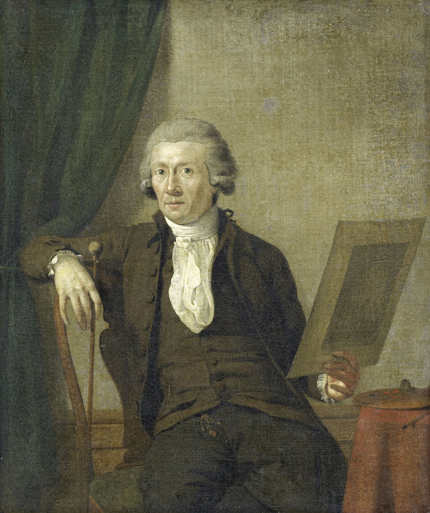 Jan Ekels the Younger - Portrait of Egbert van Drielst, Painter