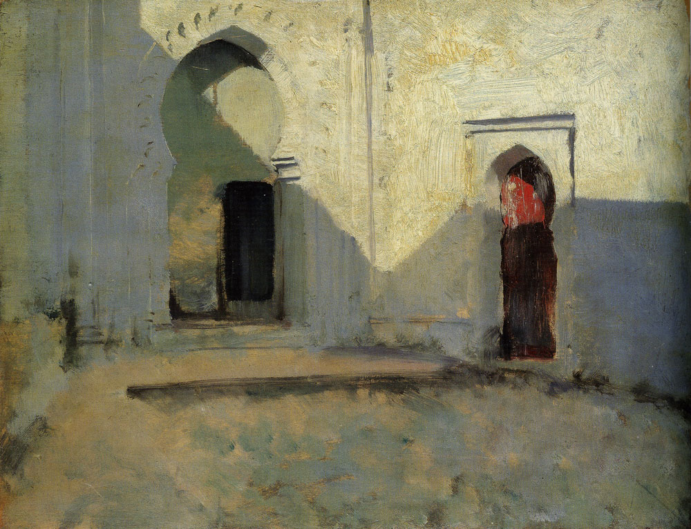 John Singer Sargent - Entrance to a Mosque