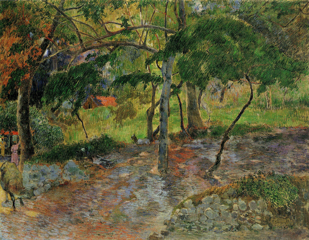 Paul Gauguin - River under Trees, Martinique