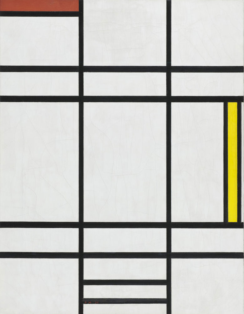 Piet Mondrian - Composition – blanc, rouge et jaune: A