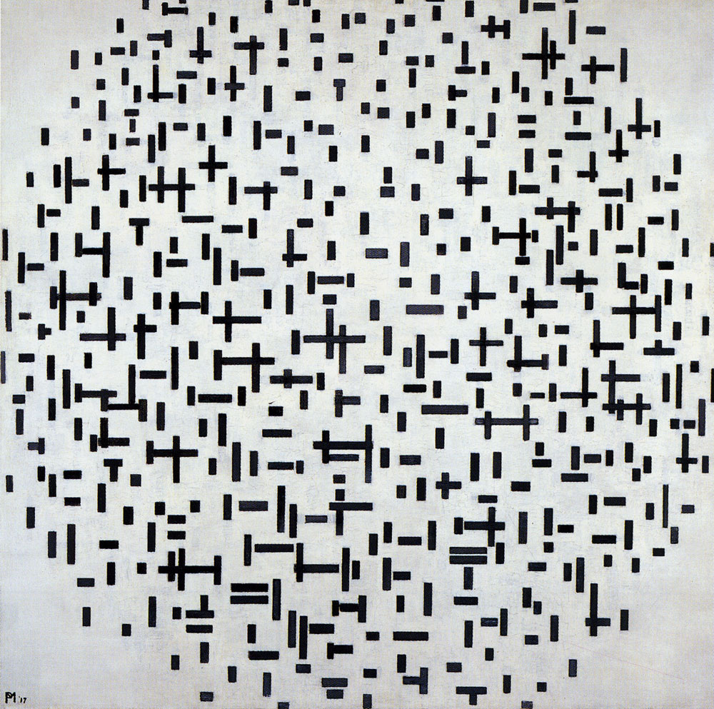 Piet Mondrian - Composition in Line