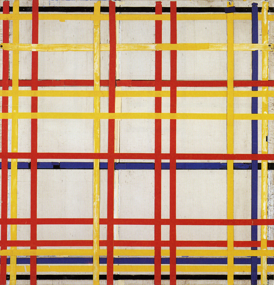 Piet Mondrian - New York City 1 (unfinished)