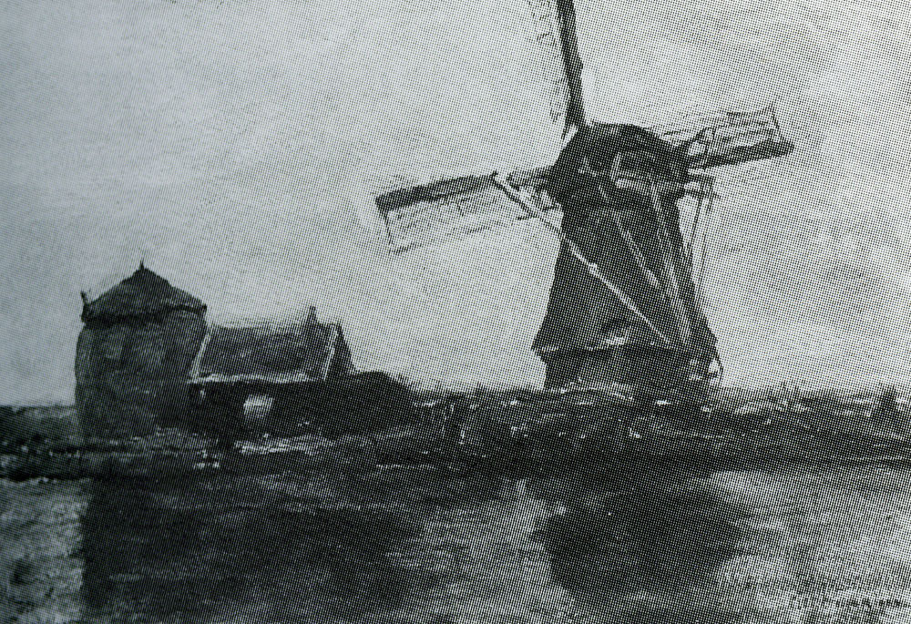 Piet Mondriaan - Stammer Mill with Summer House and Haystack
