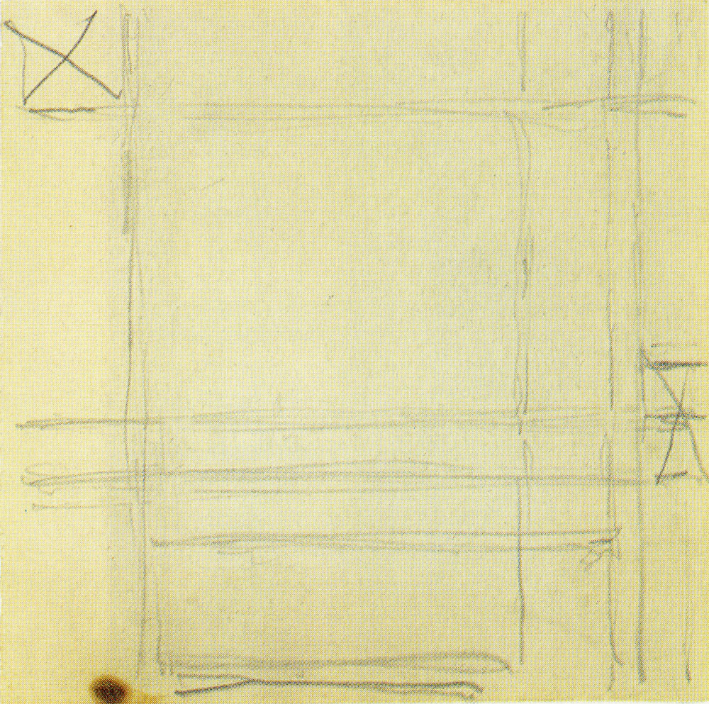Piet Mondrian - Study for a Composition