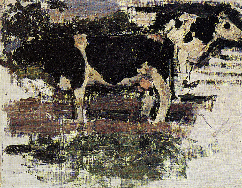 Piet Mondriaan - Study of Two Cows