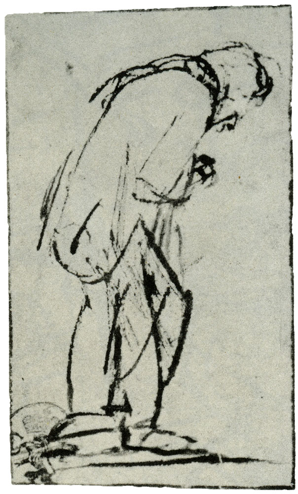 Rembrandt - Sketch of a Figure