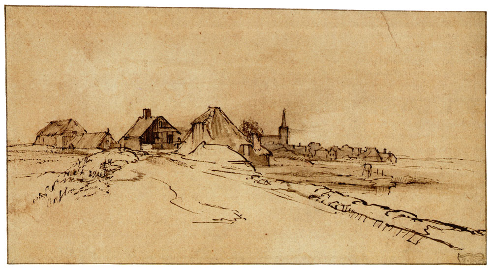 Rembrandt - View of Diemen