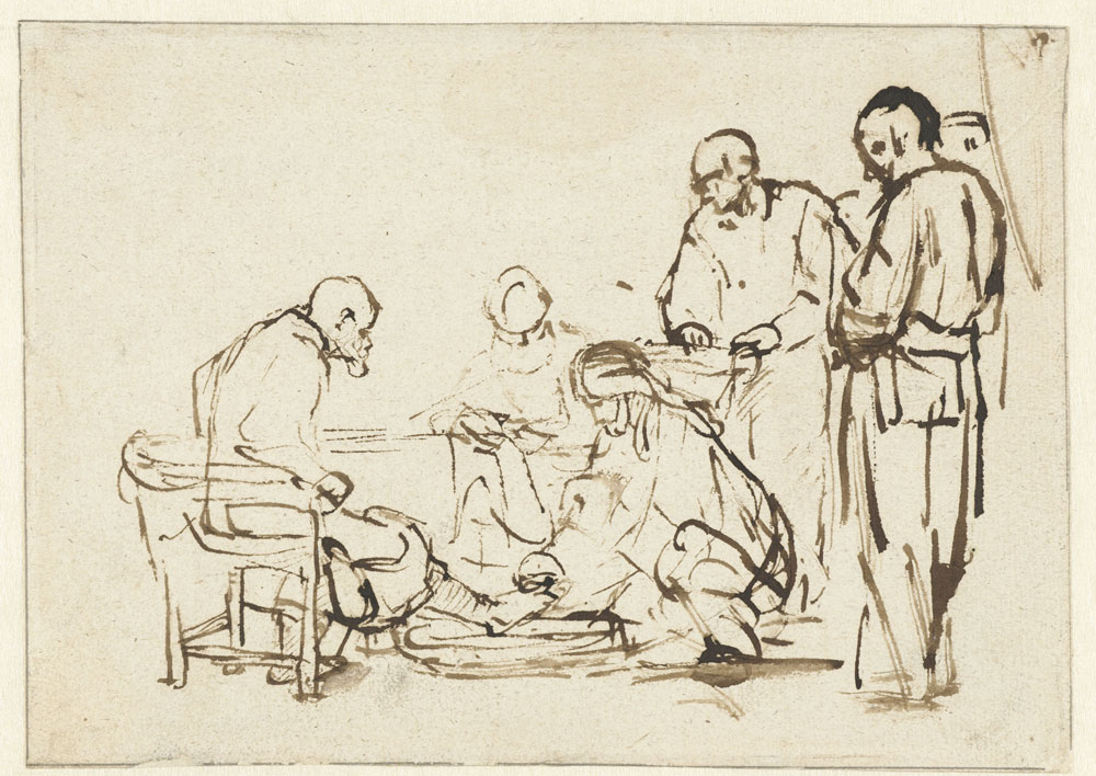 Rembrandt - The Washing of the Feet