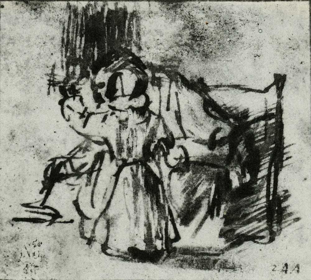 Rembrandt - Woman Seated in an Arm-Chair